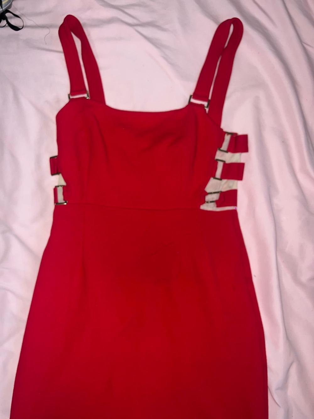 Red Strappy Womens Dress Size XS